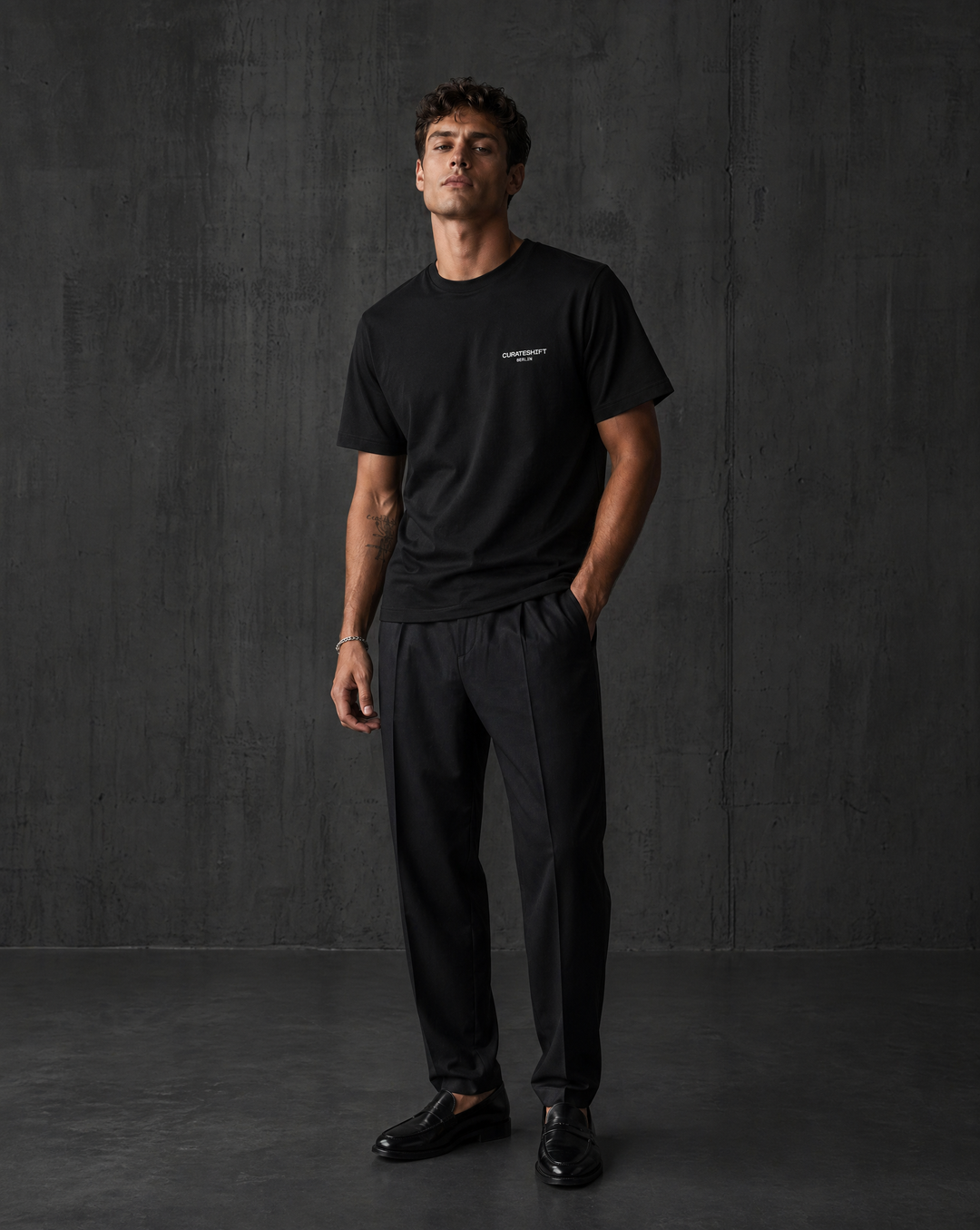 CurateShift Signature Tee - Dark Edition