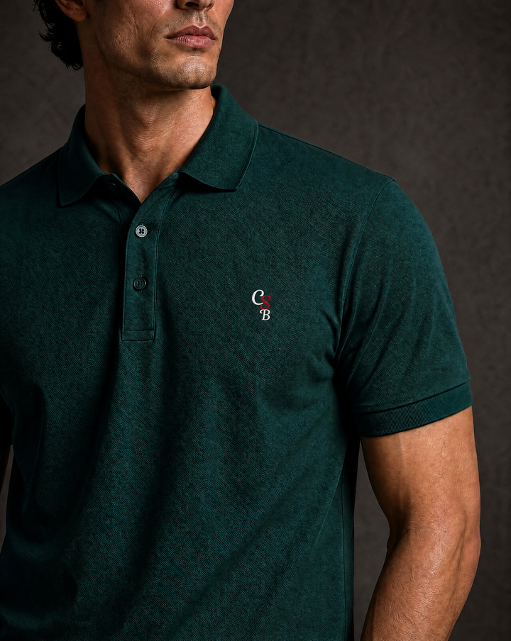 CS-B Signature Piqué Polo - Embroidered Edition