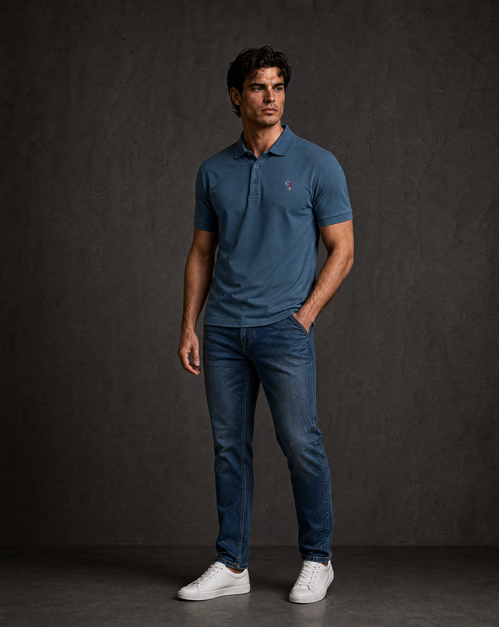 CS-B Signature Piqué Polo - Embroidered Edition