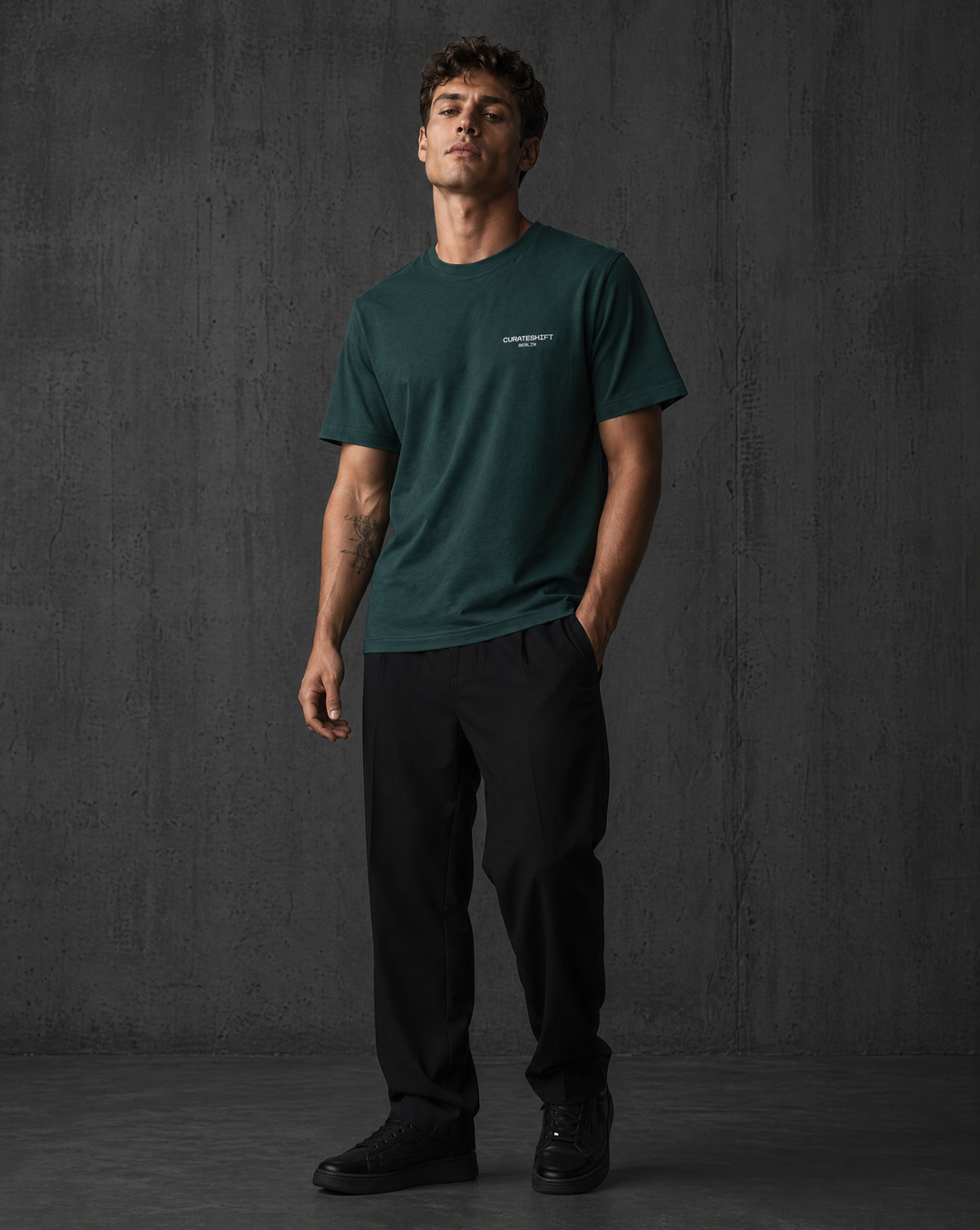 CurateShift Signature Tee - Dark Edition